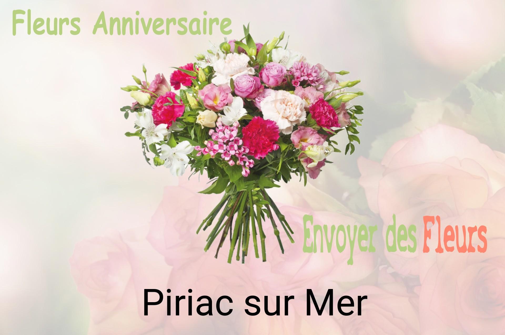 Bouquet de fleurs d’anniversaire livré à Piriac-sur-Mer