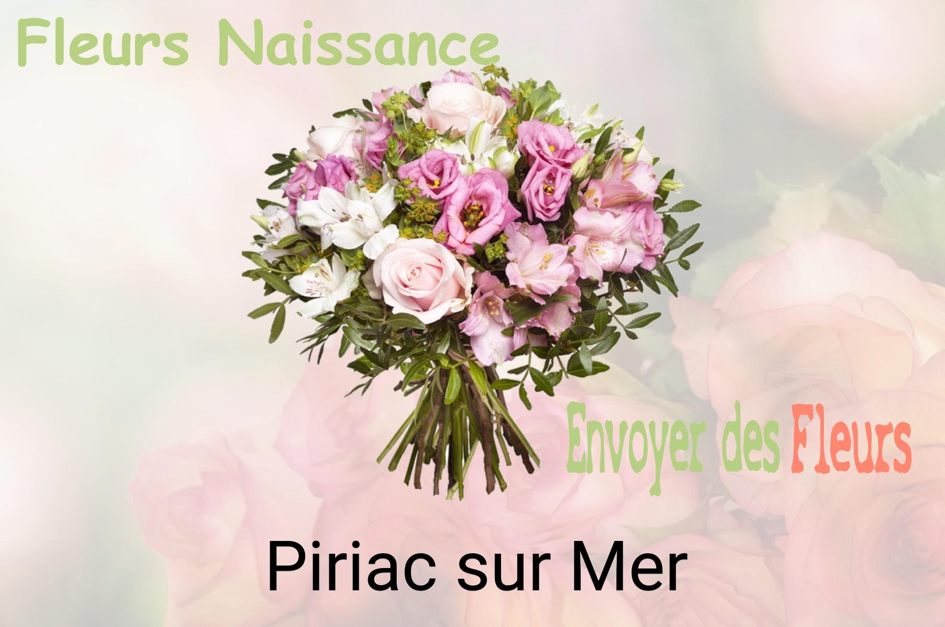Bouquet de fleurs de naissance livré à Piriac-sur-Mer